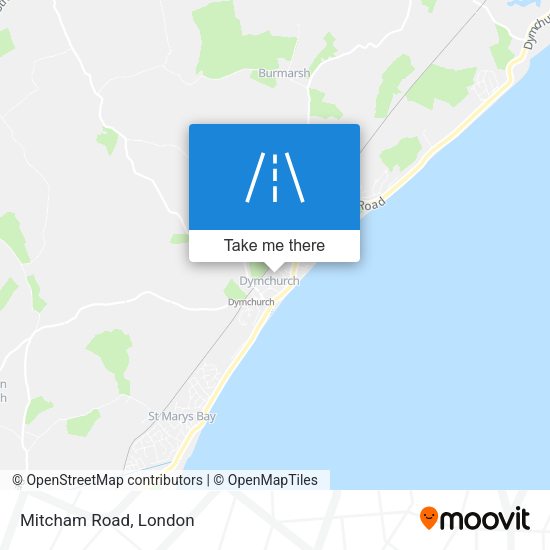 Mitcham Road map