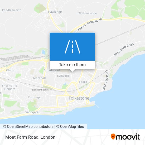 Moat Farm Road map