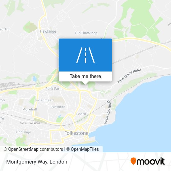 Montgomery Way map