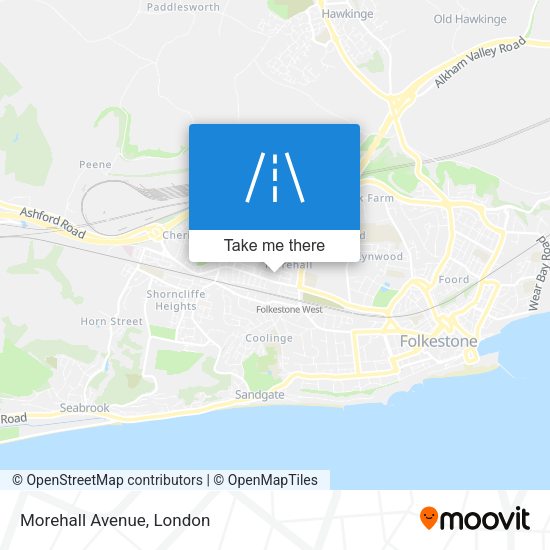 Morehall Avenue map