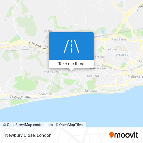 Newbury Close map