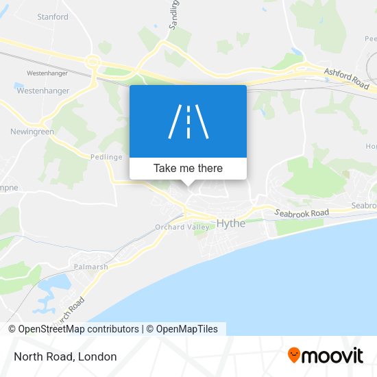 North Road map
