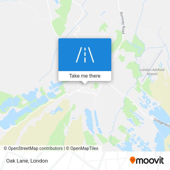 Oak Lane map