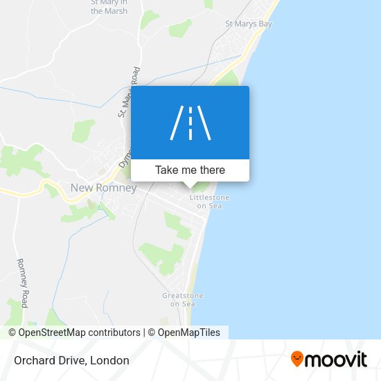 Orchard Drive map