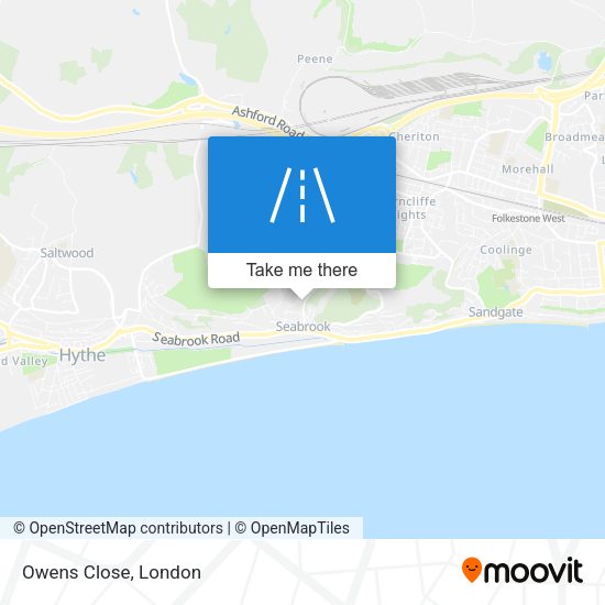 Owens Close map