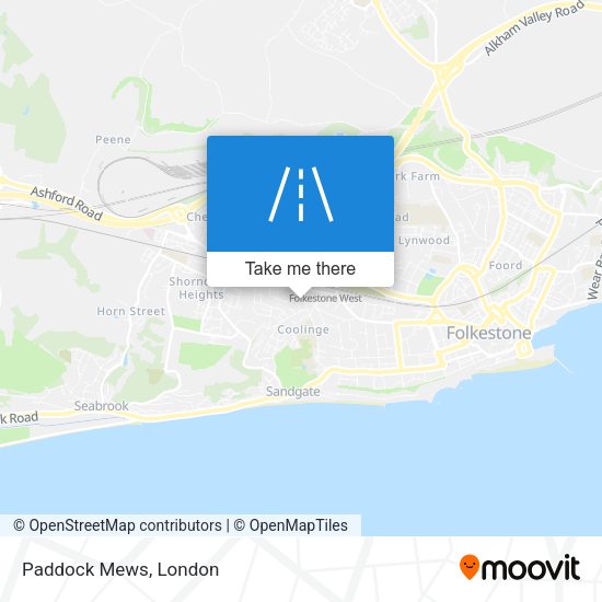 Paddock Mews map