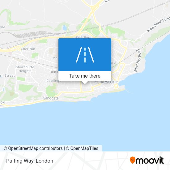 Palting Way map