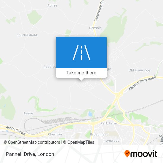 Pannell Drive map