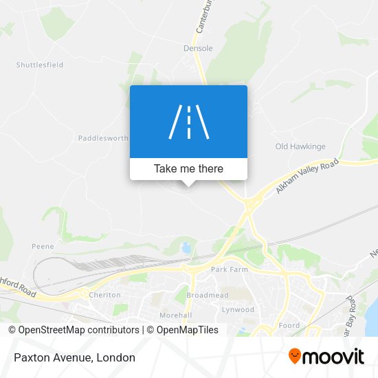 Paxton Avenue map
