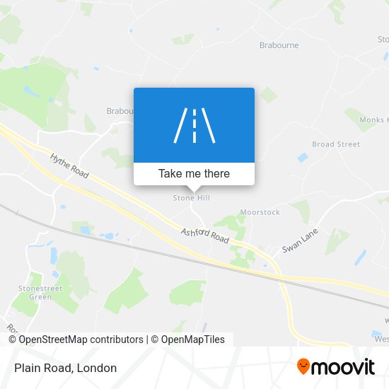 Plain Road map