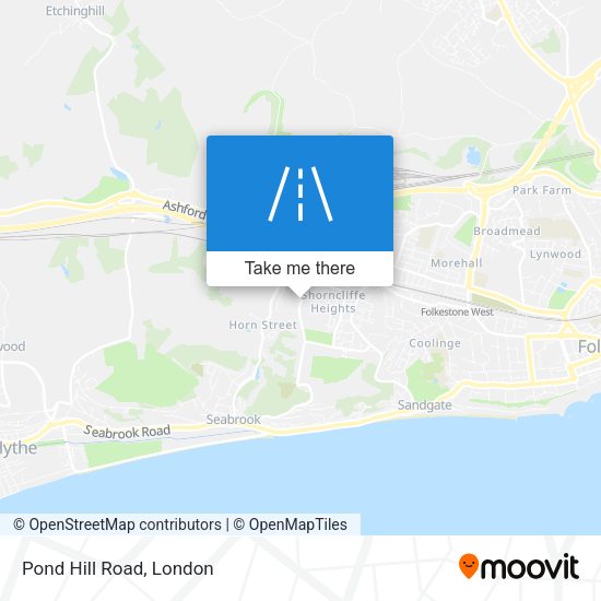 Pond Hill Road map