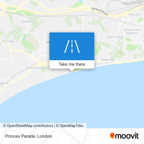 Princes Parade map