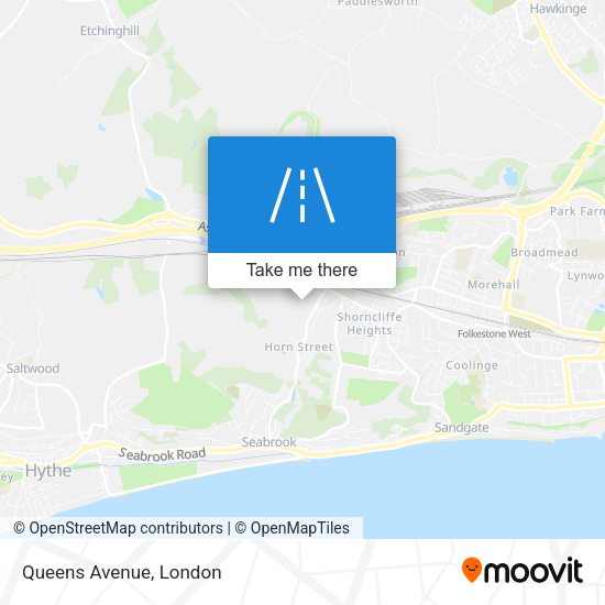 Queens Avenue map