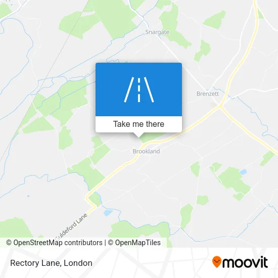 Rectory Lane map