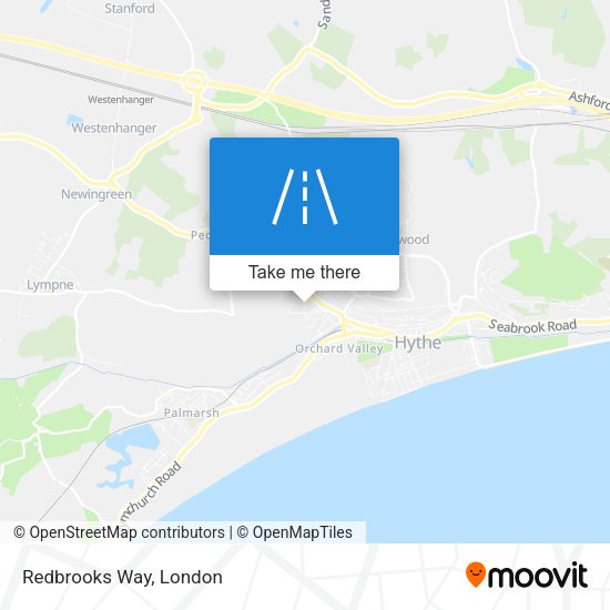 Redbrooks Way map