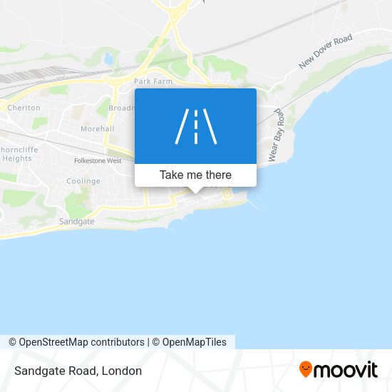 Sandgate Road map