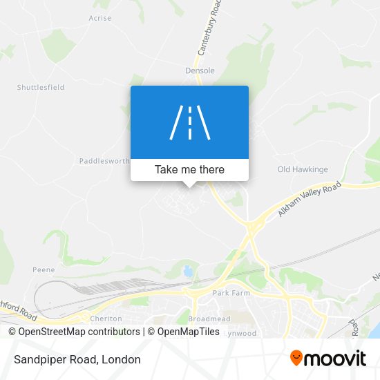Sandpiper Road map