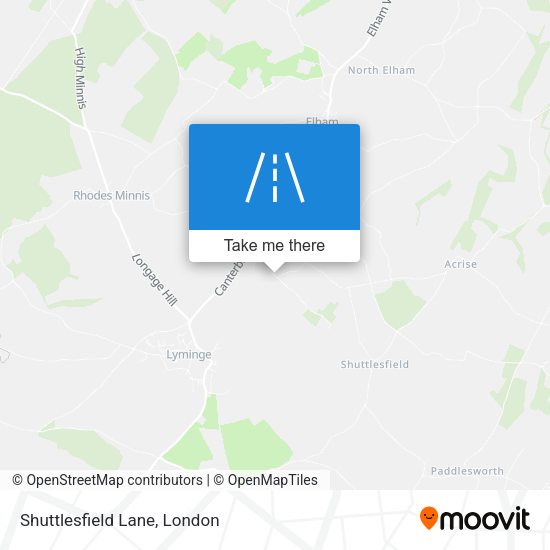 Shuttlesfield Lane map