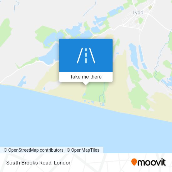 South Brooks Road map