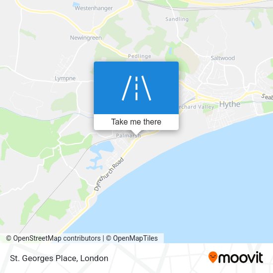 St. Georges Place map