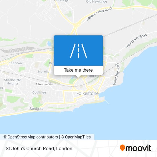 St John's Church Road map