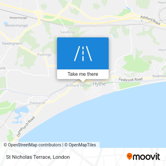 St Nicholas Terrace map