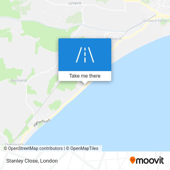 Stanley Close map