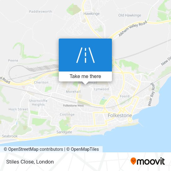 Stiles Close map