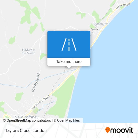 Taylors Close map
