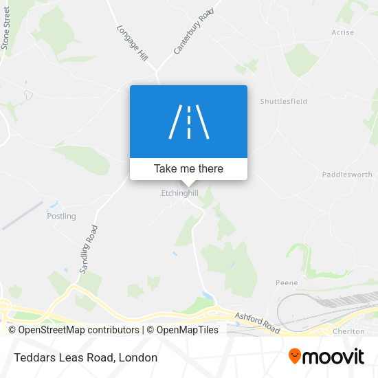 Teddars Leas Road map