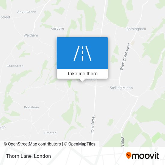 Thorn Lane map