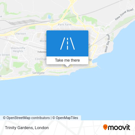 Trinity Gardens map