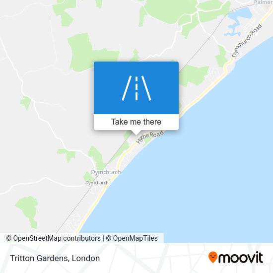Tritton Gardens map