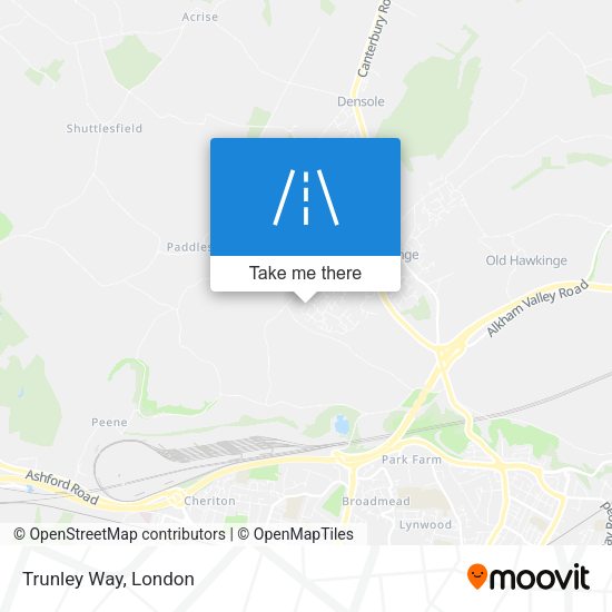 Trunley Way map