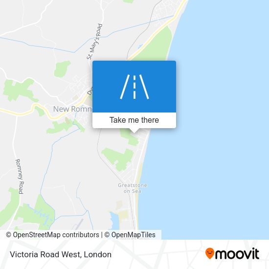 Victoria Road West map