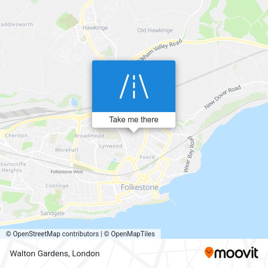 Walton Gardens map
