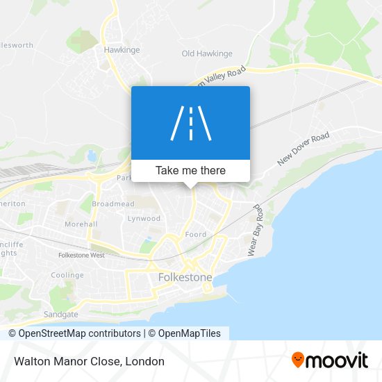 Walton Manor Close map