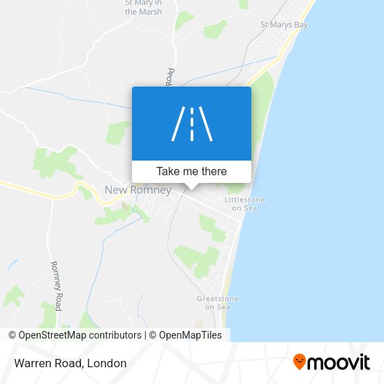 Warren Road map