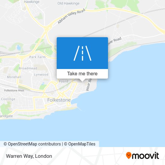 Warren Way map