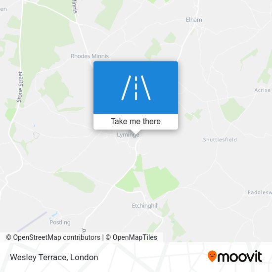 Wesley Terrace map