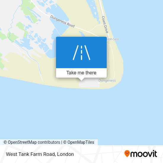 West Tank Farm Road map