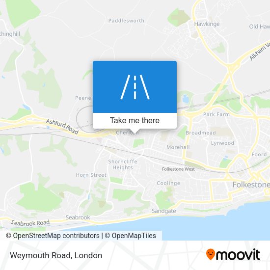 Weymouth Road map