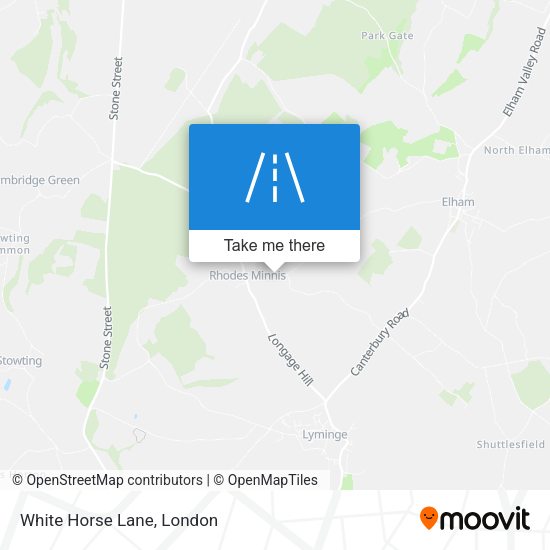 White Horse Lane map