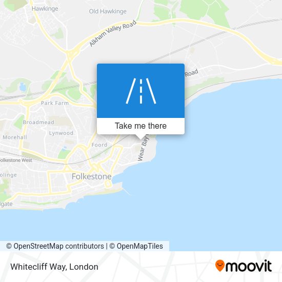 Whitecliff Way map