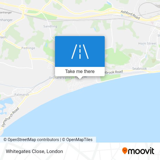 Whitegates Close map
