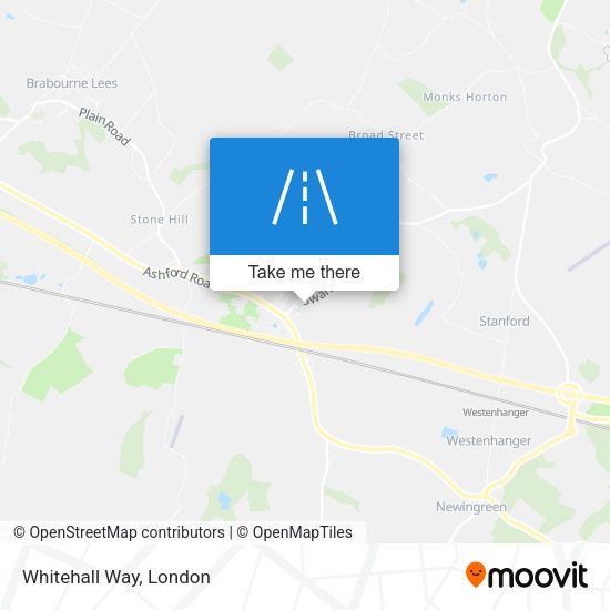Whitehall Way map