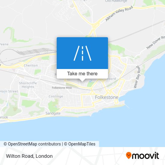 Wilton Road map