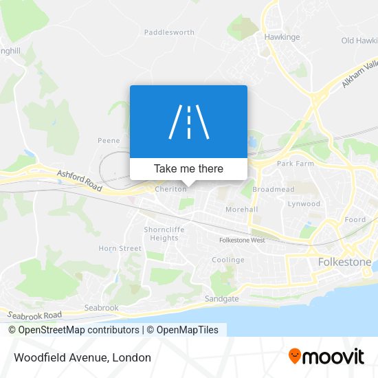 Woodfield Avenue map