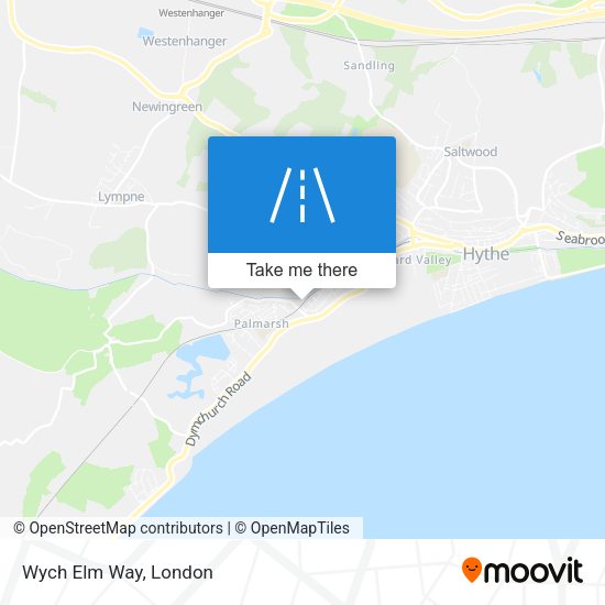 Wych Elm Way map