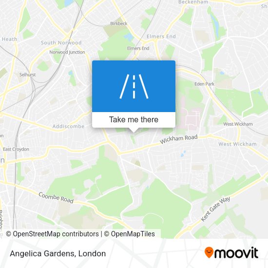 Angelica Gardens map